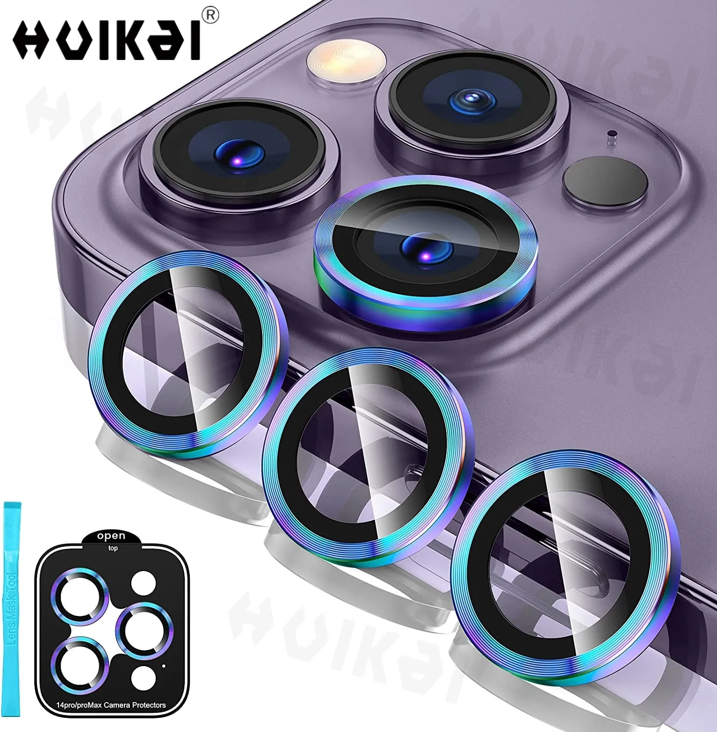 Premium Tempered Glass Camera Lens Protector - 2 Pack