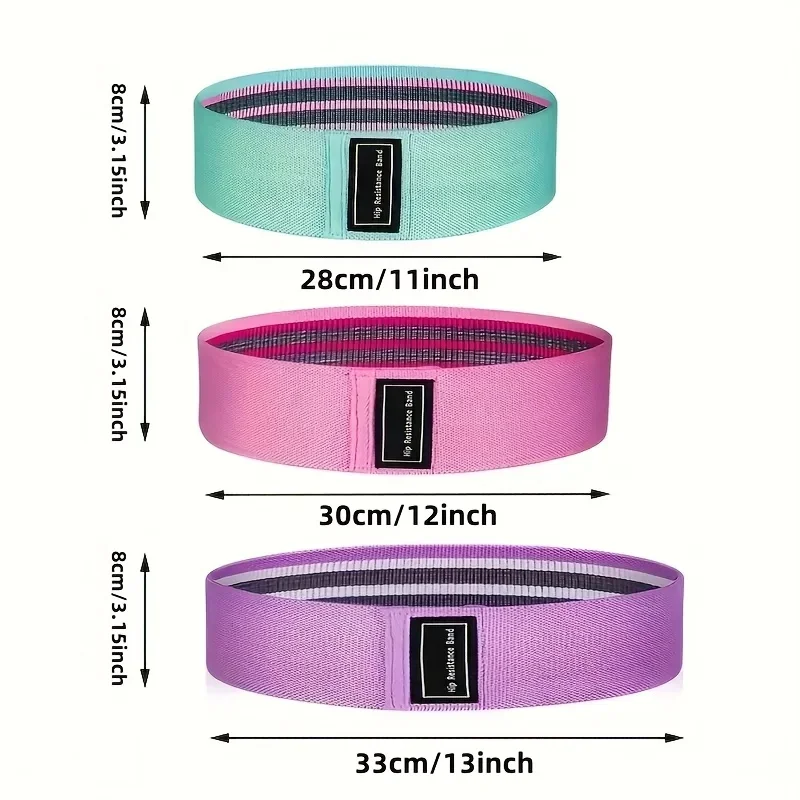 5-Piece Yoga Ring Fitness Equipment Pilates Ring Solid Color PP Material for Yoga Fitness Shaping