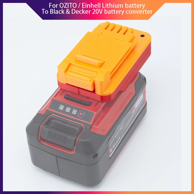 Battery Converter for Einhell/X-Change/Ozito 18V Battery to Lidl Parkside  X20V Li-Ion Battery Adapter Power Tool Accessory