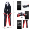 Quick-Change Jaws Crimping Pliers Versatile Crimping Tool Kit With 7 Interchangeable Jaws Crimper dies With High Quality Toolbox 2
