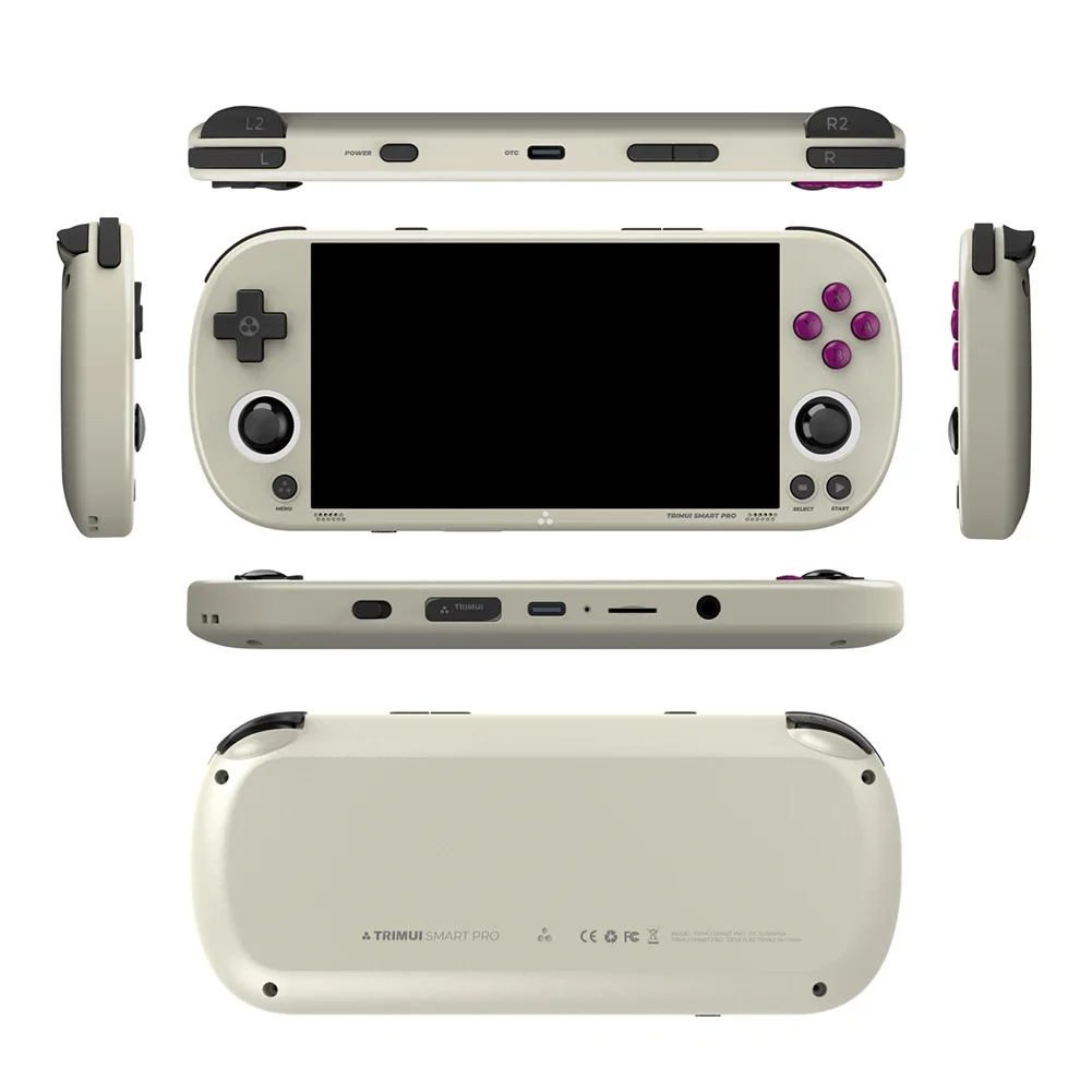 Trimui Smart Pro 4.96Inch Portable Retro Open Source Pocket 26Simulators 5000mAh Battery Handheld Game Console_voghion.com