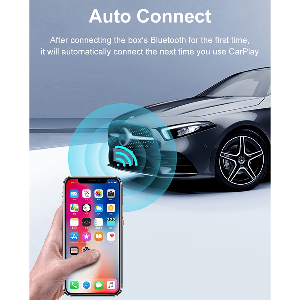 CarlinKit 4.0 Wireless Android Auto CarPlay Adapter Apple CarPlay Dongle Compatible With Wired CarPlay USB Plug And Play car video player android