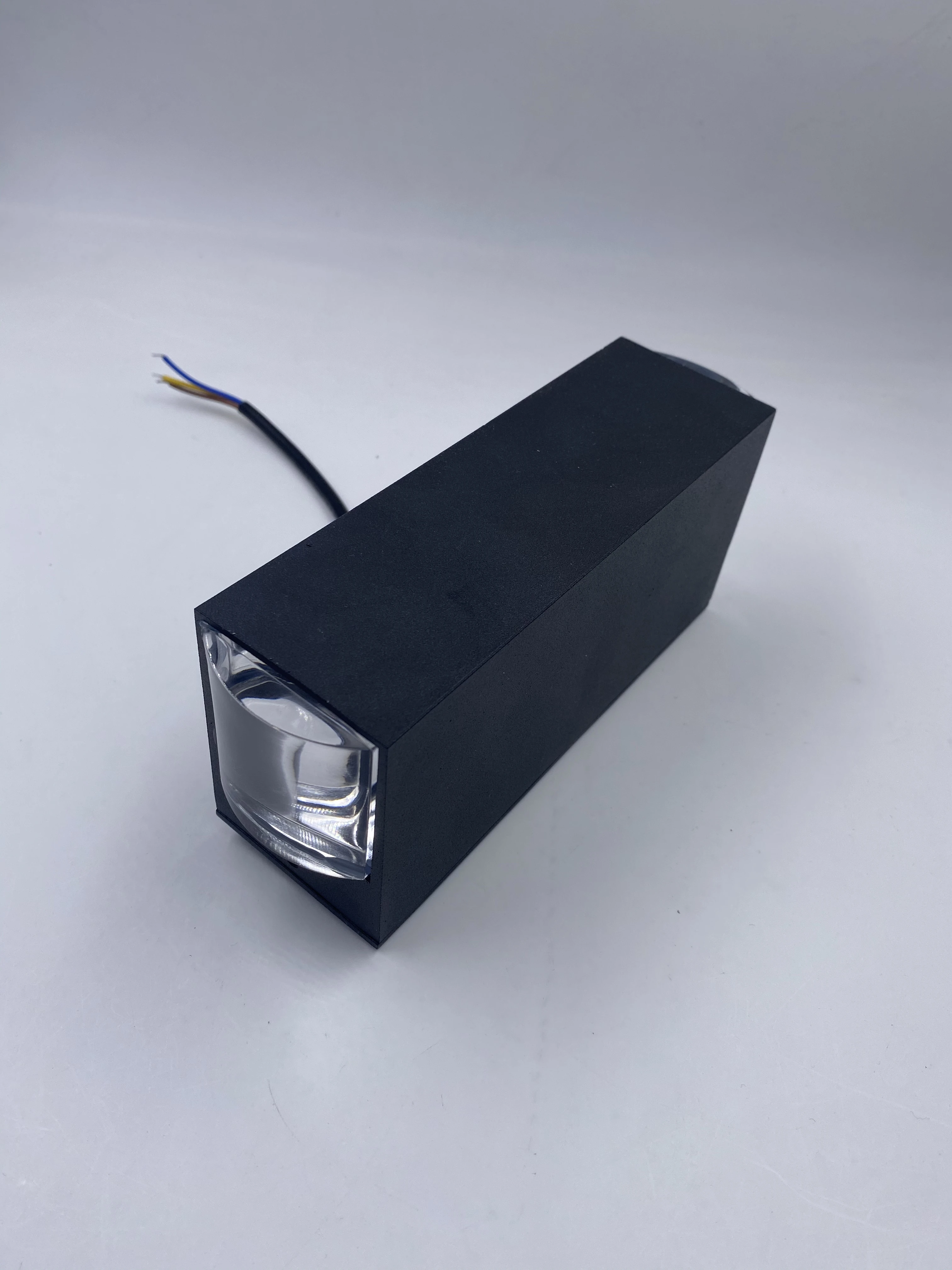 6W 18W black shell three beam wall lamp IP65 waterproof outdoor wall light Garden yard lamp street for garden decoration