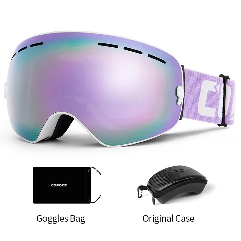 COPOZZ Professional Anti-Fog UV400 Ski & Snowboard Goggles
