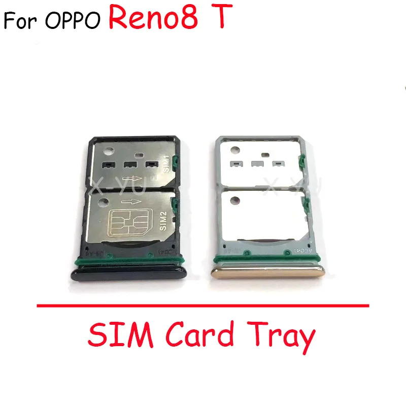 10 Pz Per Oppo Reno8 T / Reno 8 T Sim Card Vassoio Slot Holder Adattatore Presa Parti Di Riparazione