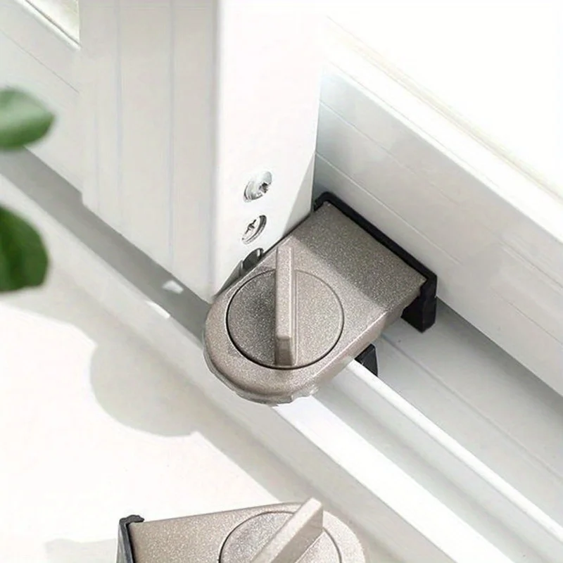

2pcs Child protection safety lock, high-rise anti fall building window limiter, sliding and sliding window fixator