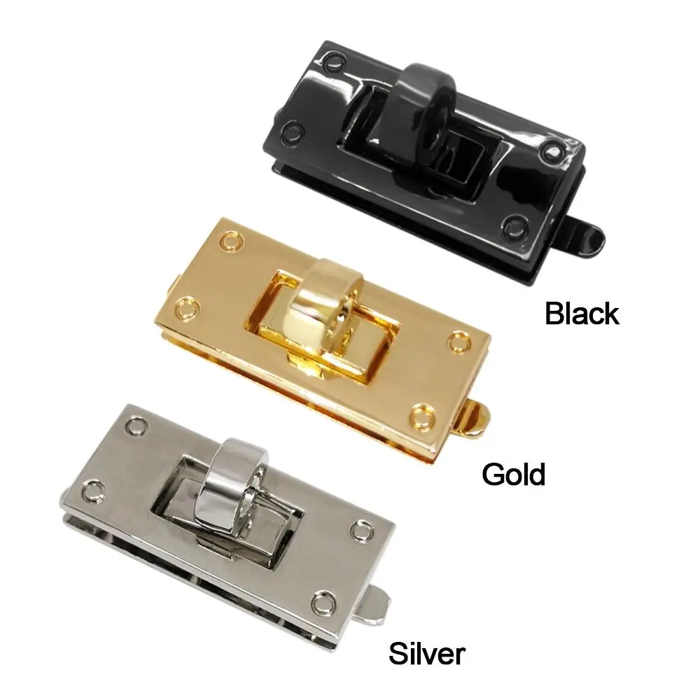 1Pcs Metal Turn Locks Twist Lock DIY Bag Accessories Alloy Buckle Clasp for Handmade Handbag Shoulder Bag Purse