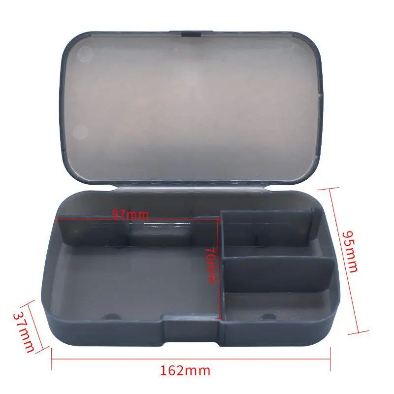 Scatola Portaoggetti per Glucometro, Contenitore in Plastica, Scatola per Organizzazione Prodotti, Kit per Uso Domestico, Kit di Pronto Soccorso Portatile - immagine 6