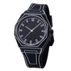 Modern 3D Sketch Art Fashion Leisure Quartz Movement Watch Creative Design Lightweight Waterproof Watch 1