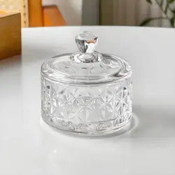 Elegant Glass Dessert Cup with Lid - Versatile Serveware (A3)