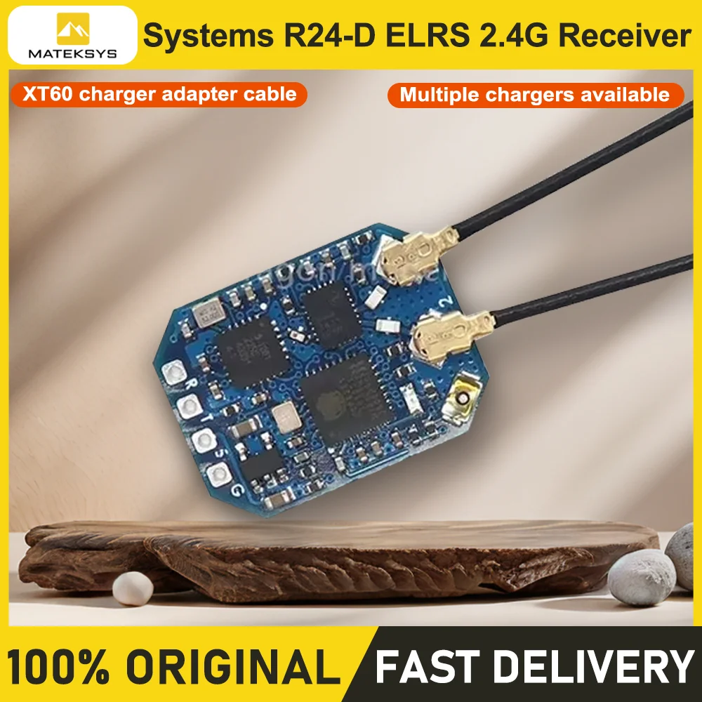 Récepteur ELRS 2.4GHz R24-D ExpressLRS Diversité Antennes IPEX