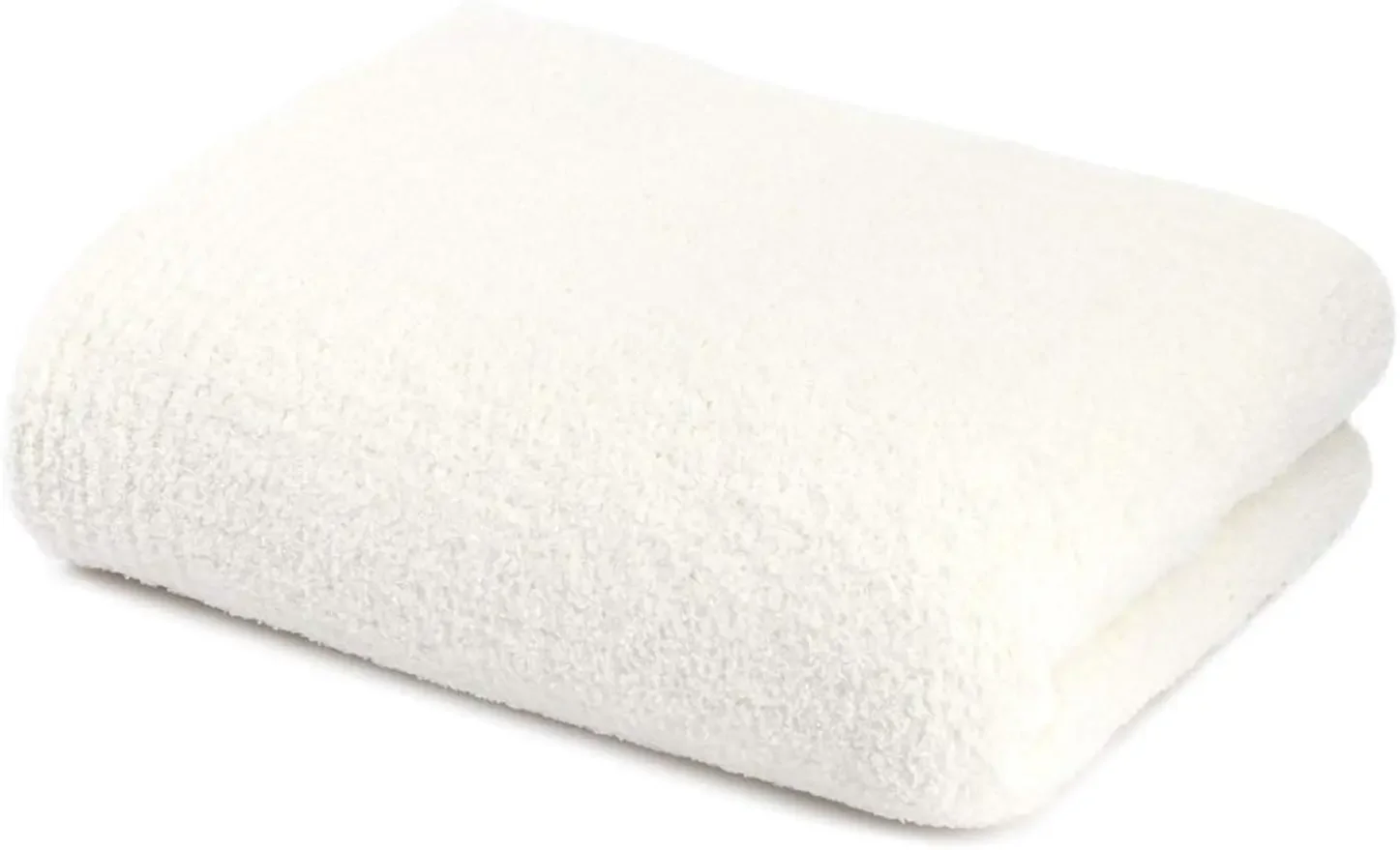 

Kashwere Heavenly Soft Throw Blanket (Creme, Solid, Size King - 88" x 90") - Luxury Plush Throw, Warm & Cozy Ultra Soft Blanket