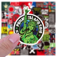 10/50/100pcs Classic ROCK Stickers Graffiti Music Band Decals for Ipad Guitar Laptop Phone Motorcycle Skateboard Luggage Bottle 2