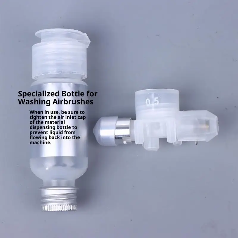All-Inclusive Accessory Sets featuring Spray Modules (0.5mm or 0.3mm) and Premium Bottles Spare Pieces for No Clean Airbrush