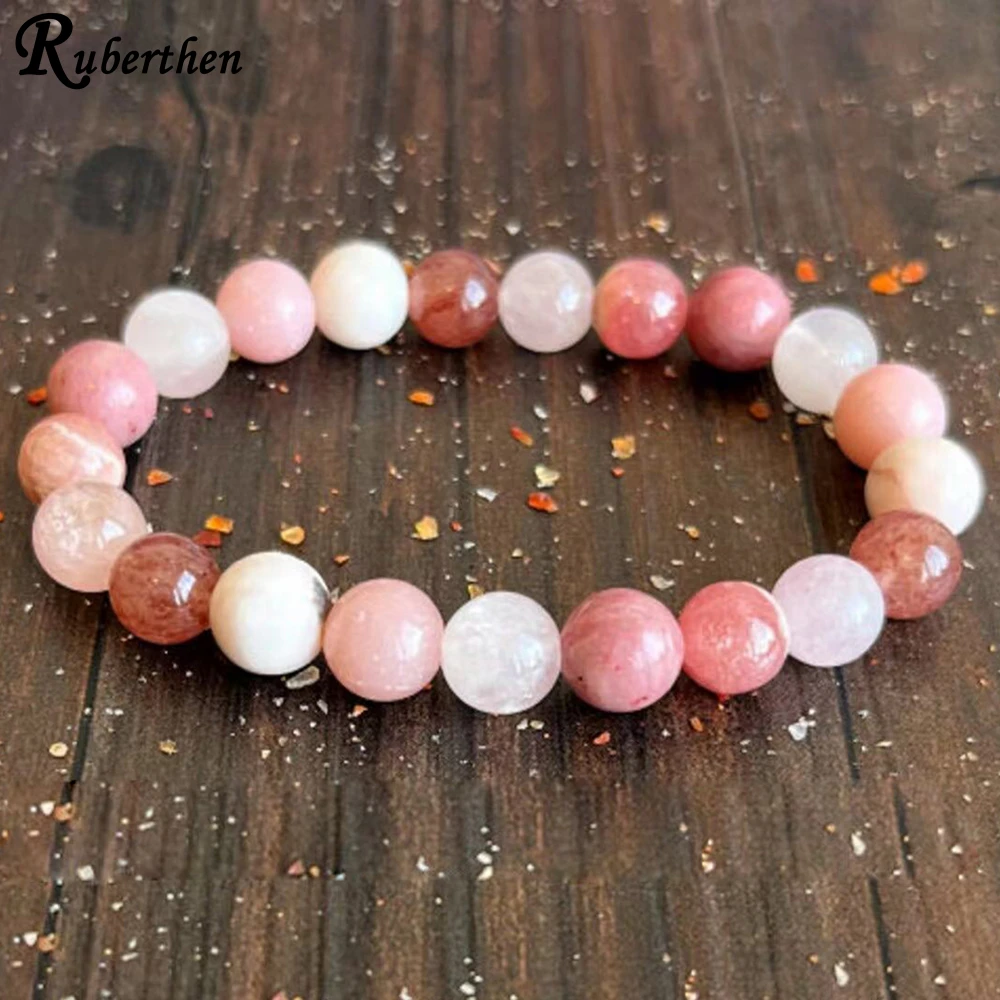 

Ruberthen The Five Elements запястье Mala новый дизайн женский драгоценный камень браслет микс синий кружевной Агат лазурит Энергетический Браслет