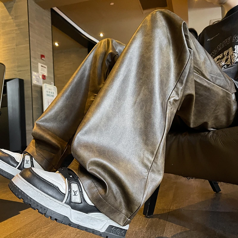 パンツ NUTEMPEROR WIDE PU LEATHER PANTS nutemperor WIDE PU leather pants