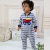 Autumn Baby Boy Rompers Clothes Zipper Fleece Warm Pajamas Newborn Outfit Dinosaur Jumpsuit Infants Boy Clothing 0 -12 Months 6