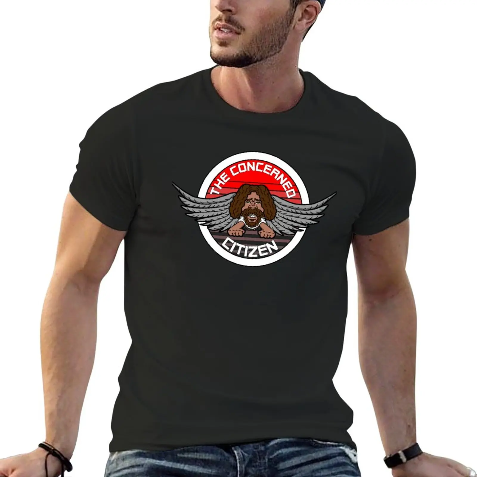 Novità The Agoise Citizen Wingman T-Shirt Vintage T Shirt Grafica T-Shirt Vintage Abbigliamento T-Shirt Uomo