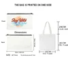 Friends Tv Show Series Pattern Tote Bag Fashionable Canvas Bags Parties Travel and Shopping Machine Washable Student Fans Gifts 4