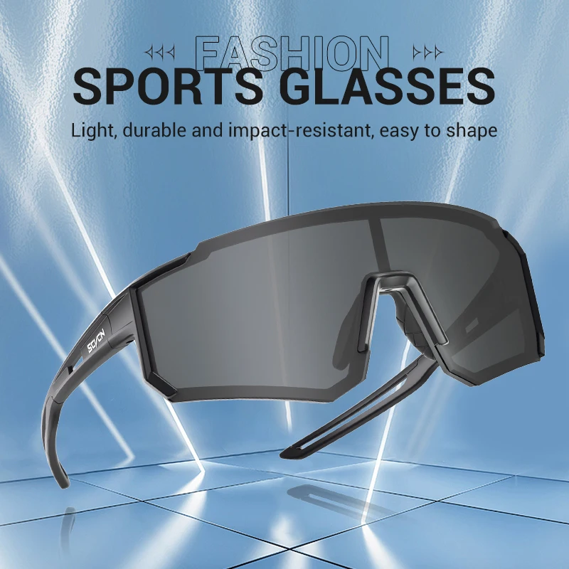 Sunglasses SCVCN Sunglasses for Men Women Cycling Glasses Bike UV400 Eyewear Sports MTB Goggles Multi Color Riding