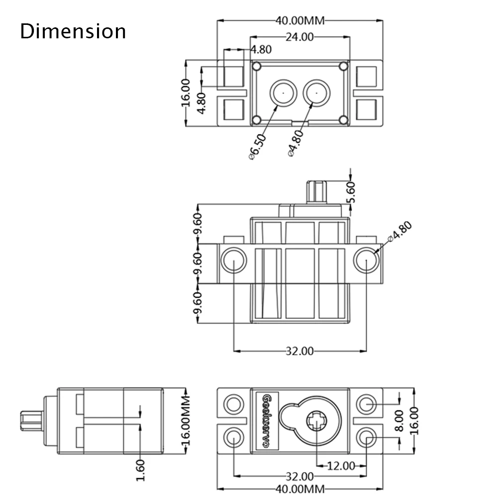 270 Degree Servo with Wheel Geekservo Compatible with Legoeds for Arduino Raspberry Pi Microbit Programming Class Education Code