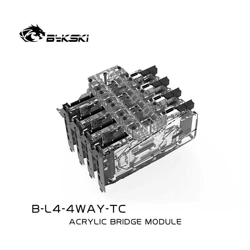 Bykski Placa Gráfica Gpu Ajuste de Conexão de Navegação Pontes Bloco de Água Quad Gpu Ponte para Gráficos B-l32way-tc - Imagem 2