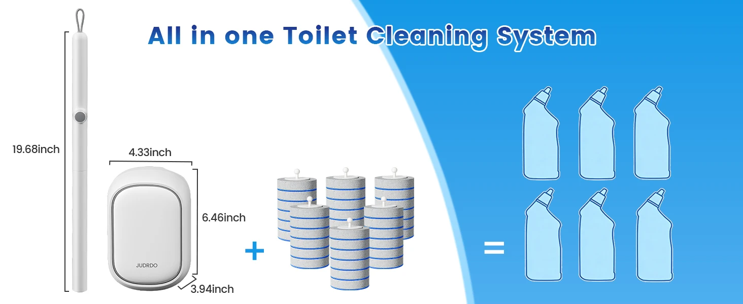 disposable toilet bowl cleaner wand