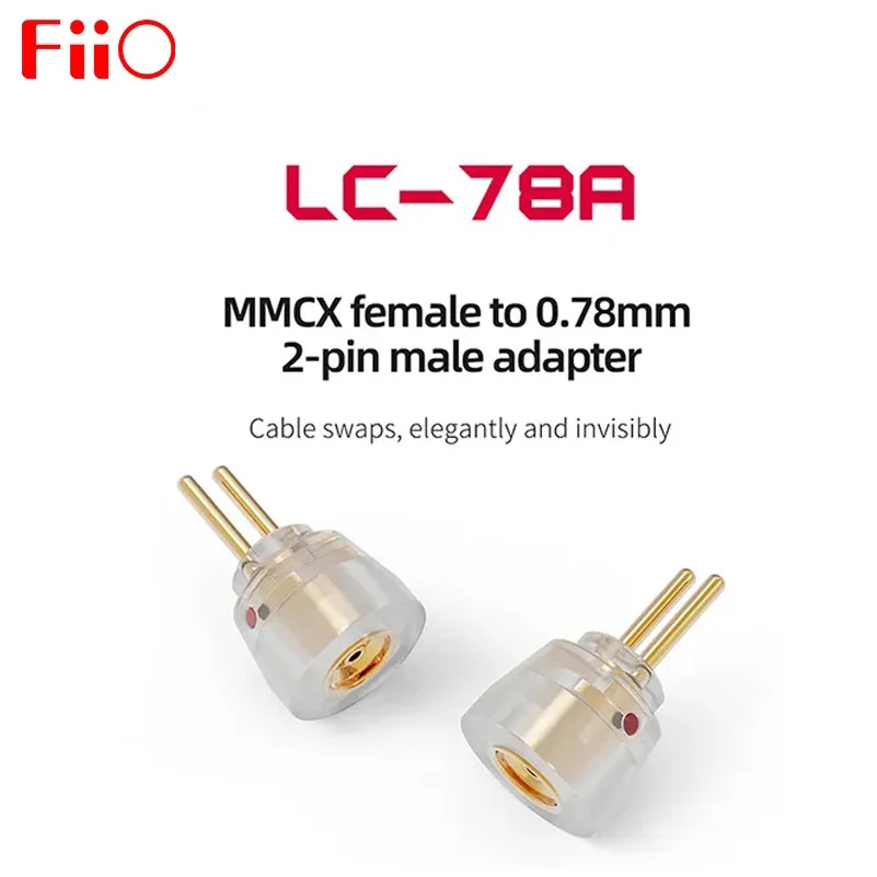 FiiO LC-78A MMCX до 0,78 мм 2-контактный адаптер только для FD11/FH11/FD1/FH1s/JH3/EA3