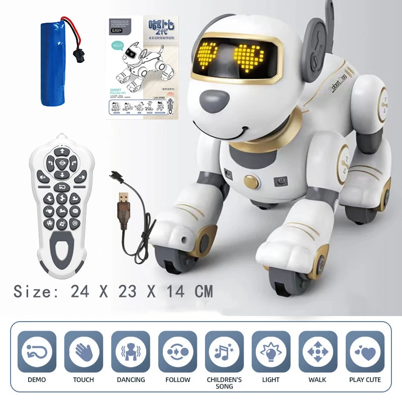 Simulation Touch Sensing Dancing Remote Control Dog Robot Toy For Kids Boys Girls robot toy remote control dog toy remote control robot toy
