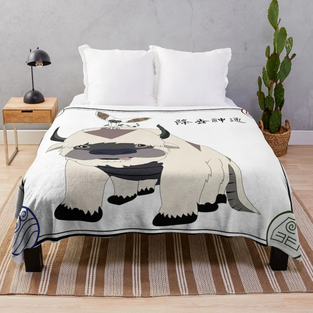 

Appa & Momo Fan Art Throw Blanket Plush fabric luxury brand blanket custom blanket
