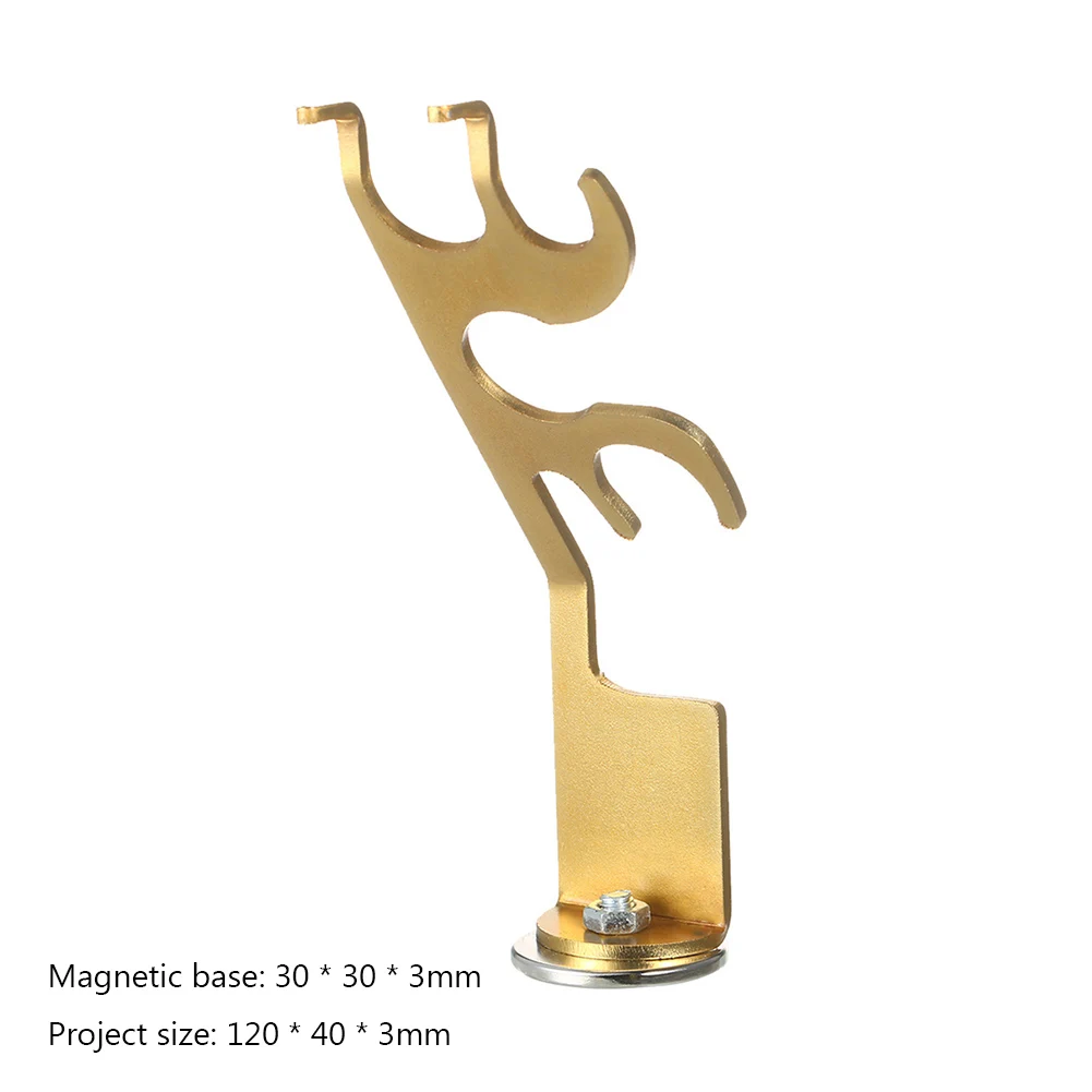 Magnetic Grip Welding Torch Stand TIG MIG MAG Stable Anti-Slip Steel Holder Cutting Support Cavitation Welding Torch Holder