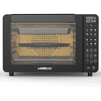 25-Quart Air Fryer Oven & Professional Dehydrator with 3 Heating Elements & Rotisserie, 12 Functions,Preheat & 5 Cooking Levels 1