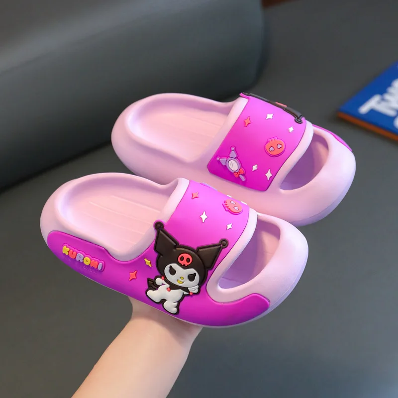 Kuromi Slides Beach Shoes Cute E-Girl Sanrio Aesthetic