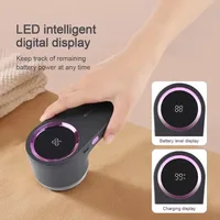 Anti-bouloches électrique portable avec écran LED, rechargeable, pour pulls et vêtements, usage domestique 5