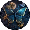 Mysterious Blue Butterfly Animal Puzzles Jigsaw For Adults Kids 3D Puzzle Gift Interactive Famliy Games Toy 1