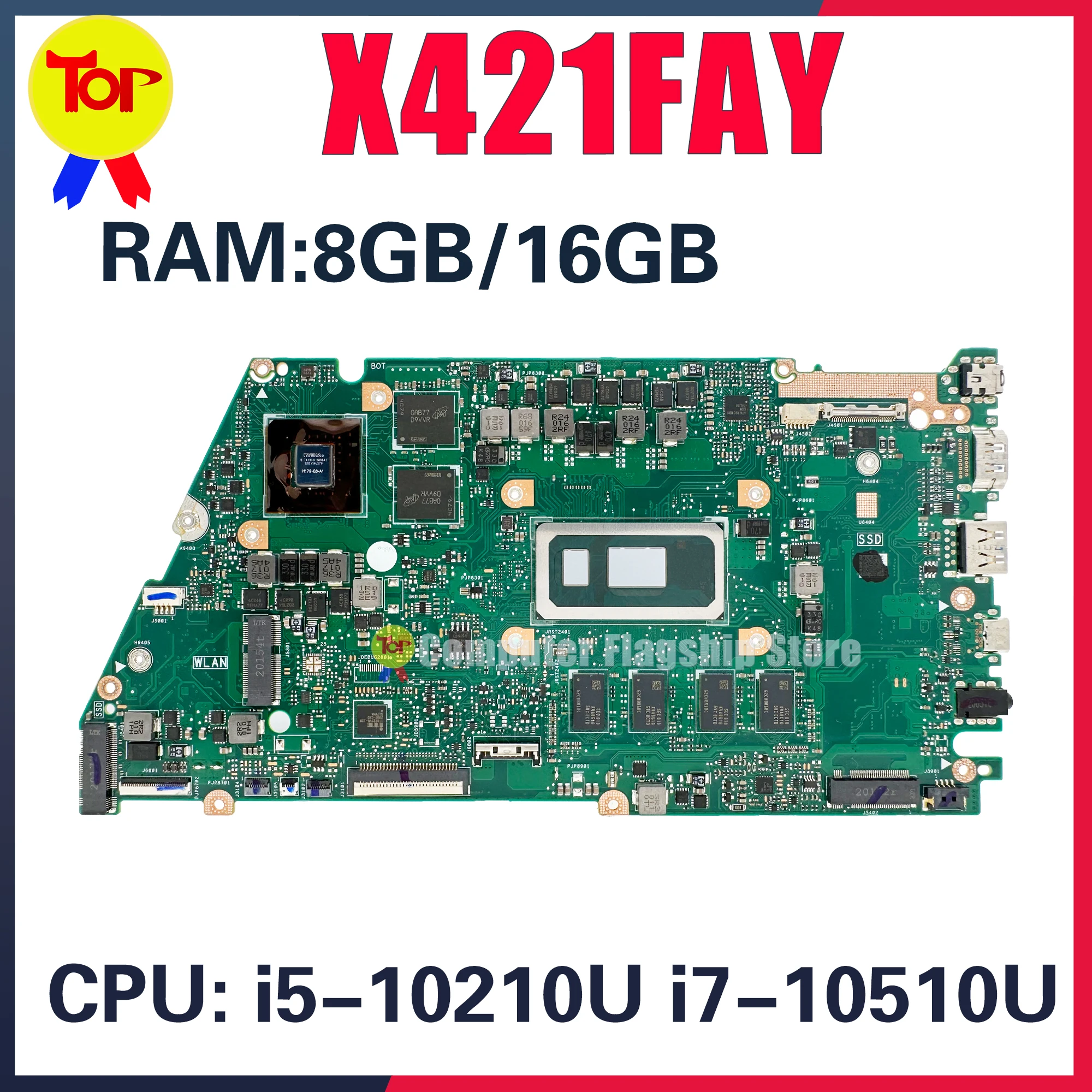 

Материнская плата KEFU X421FAY для ноутбука ASUS VivoBook X421FA X421FL X421FQR X421FPY