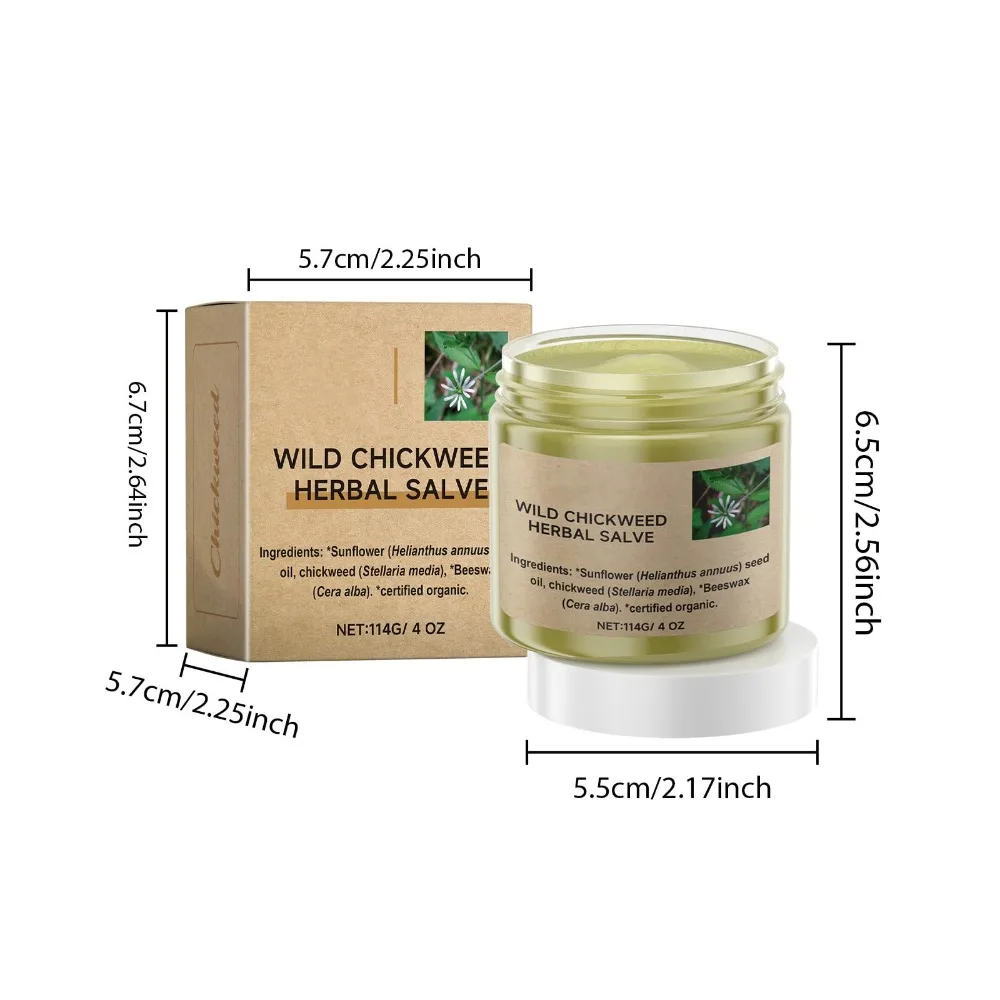 Soothes The Skin Wild Chickweek plant Salve Cream Ultra Firming Renew Body Lotion Skin Firming Moisturizing Body Care Cream