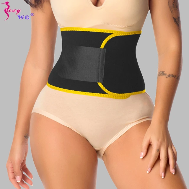 SEXYWG Waist Trainer Body Shaper Corset Belly Cinchers Trimmer Belt for  Women Sports Fitness Sauna Sweat Wrap Slimming Strap Top - AliExpress