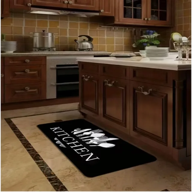 Soft Kitchen Carpet Soft Floor Mat Running Carpet Living Room Bedroom Carpet Kitchen Corridor Bathroom Washing Machine Carpet 2