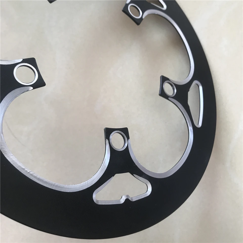 折りたたみ自転車チェーンカバー110 BCDアルミ合金34 T 36 T 38 T 39 T 42 T 44 T 46 T 48 T 50 T 52 T 53 Tプロテクトサポートチェーンリングガード(カラー 110 BCD アルミ合金チェーンカバー 34T 36T 38T 39T 42T 保護カバー