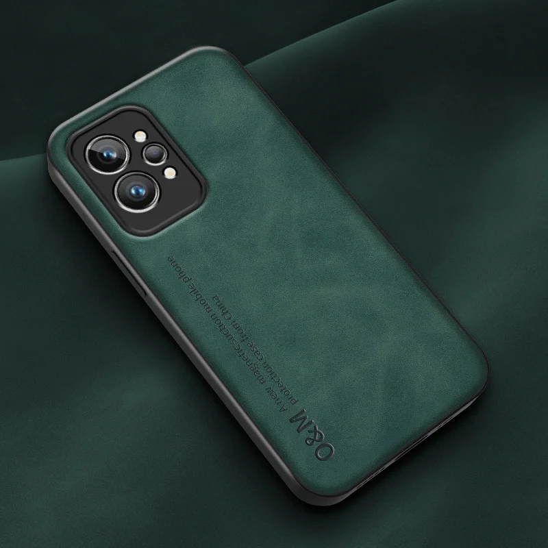 Luxurious Magnetic Leather Phone Case with Built-in Magnet and Soft Cover