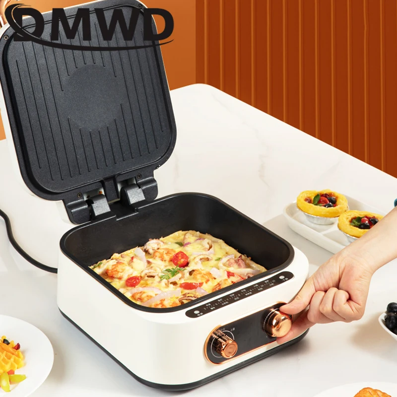 110V Multifunction Electric Baking Pan Deepen Cooker Double-side Heating Thick Pancake Machine Hot Pot Barbeque Steak Frying Pan 5