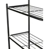 Over The Toilet Storage Rack, Bathroom Organizer, Bathroom Shelves, Metal, 23.5" L x 10.25" W x 70.5" H, Black 6