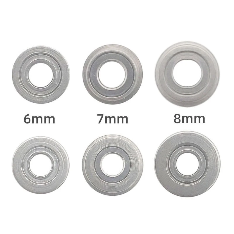 6Pcs/set 6mm/7mm/8mm Bearing steel gear shim for airsoft gel blaster