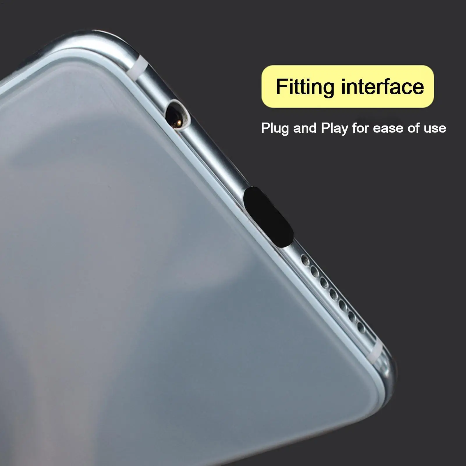 10PCS Type-C Silicone Dust Plugs Phone USB Charging Port Protector Cover Type C Anti-dust Caps