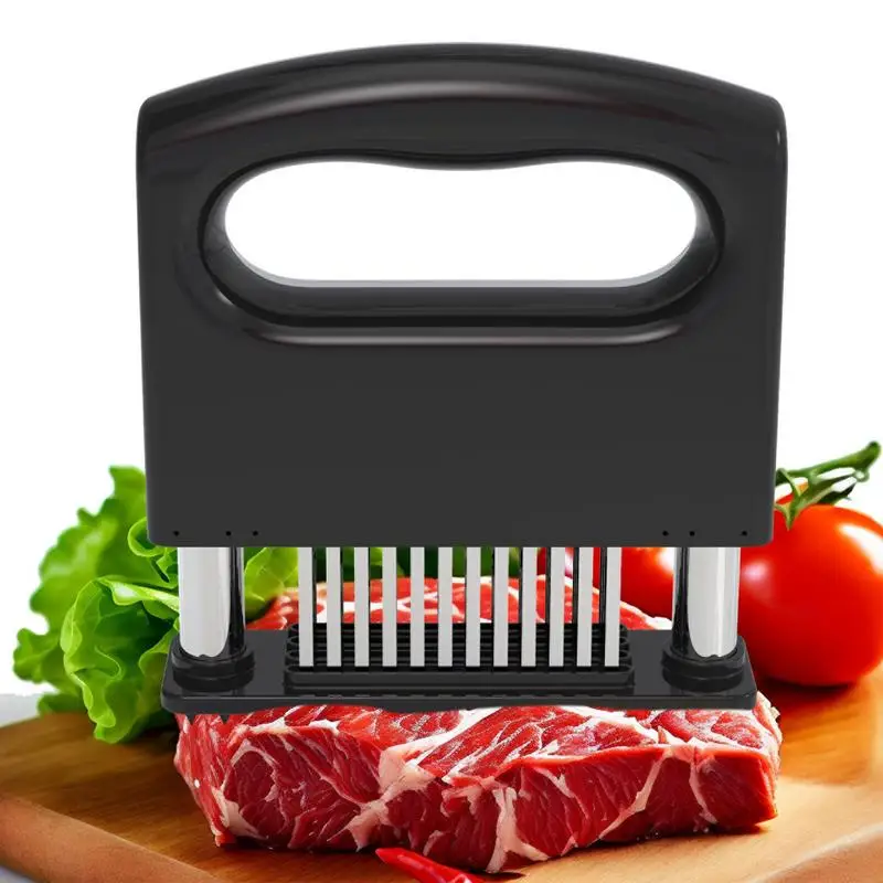Meat Tenderizer Needle Tartness Loose Meat Needle 48-Pin Kitchen Cooking Tool Stainless Steel Tenderizer For Tenderizing