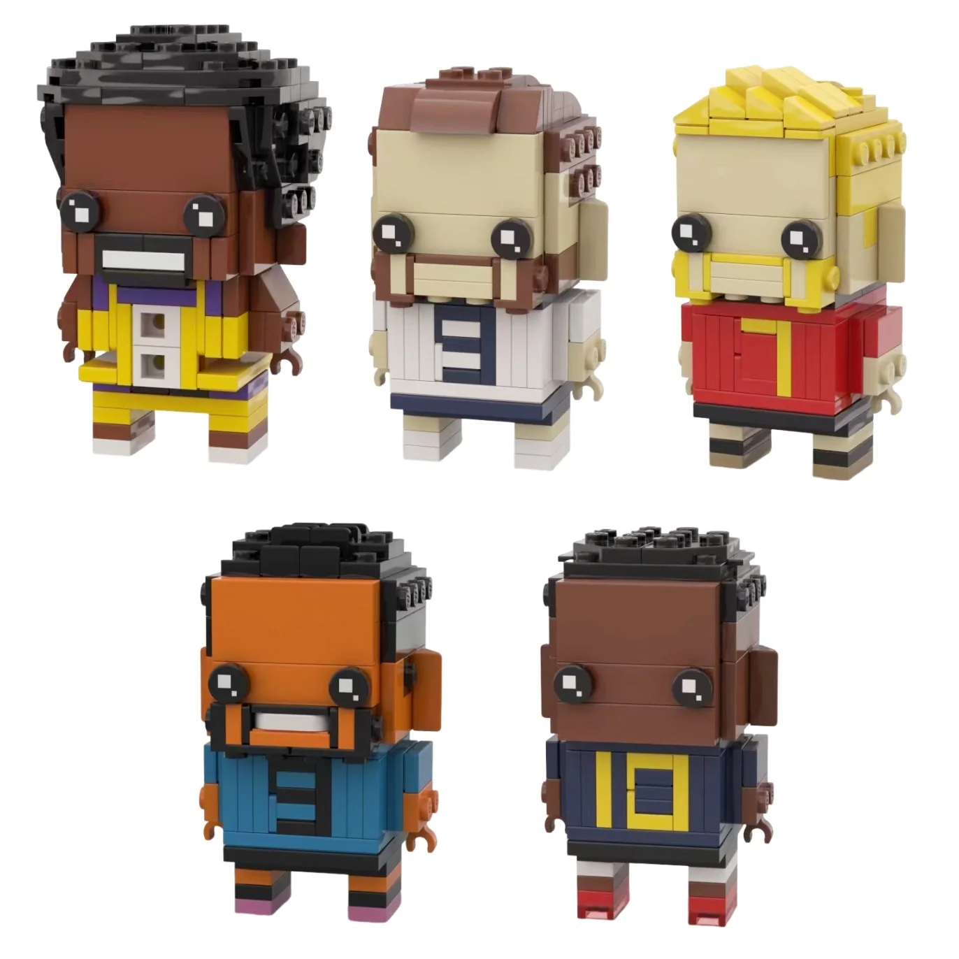 Nuovo Nfl Mlb Baseball Basket Football Player Set Building Blocks Mini Action Figure Toys