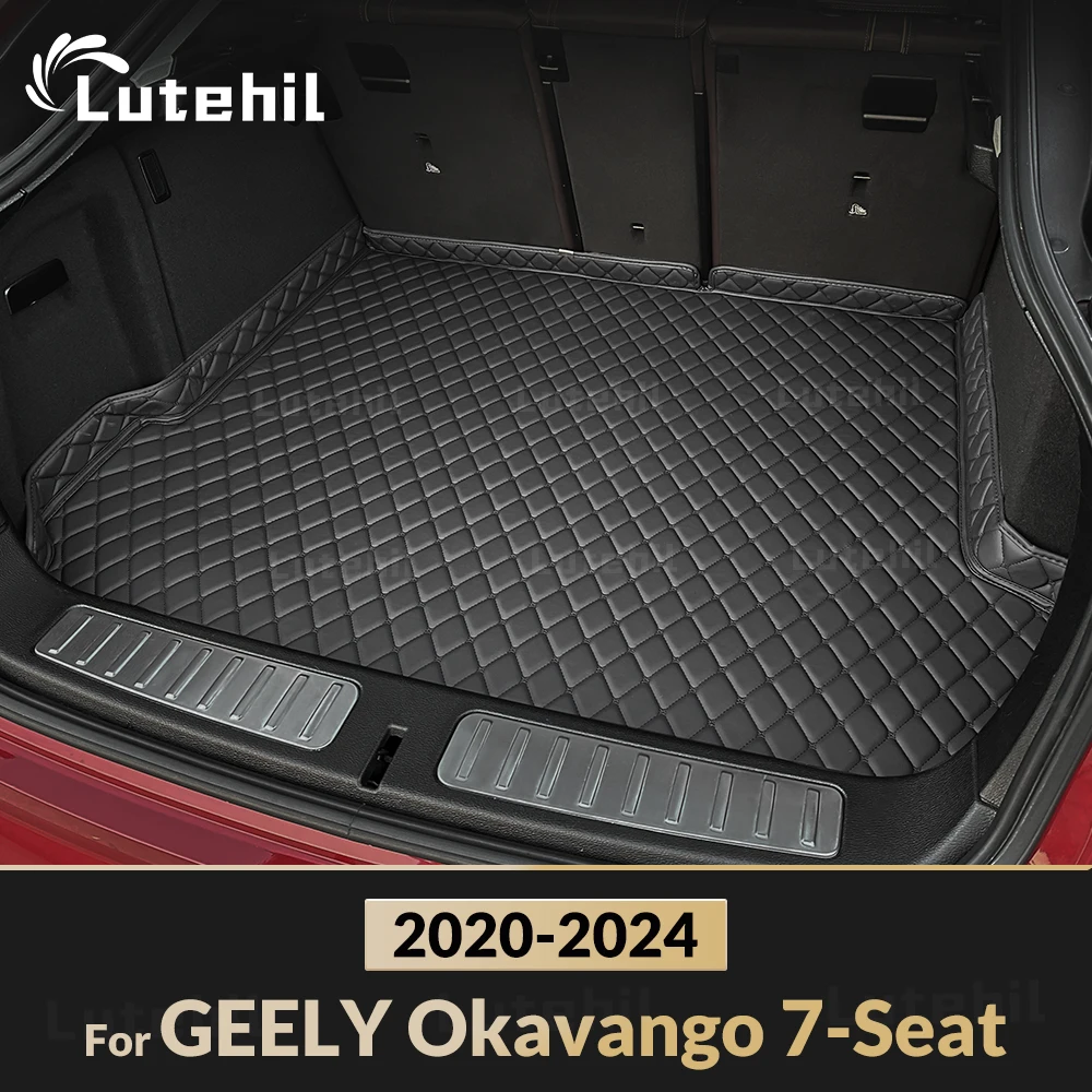 

Lutehil Car Trunk Mat For GEELY Okavango 7-Seat 2020 2021 2022 2023 2024 Custom Car Accessories Auto Interior Decoration