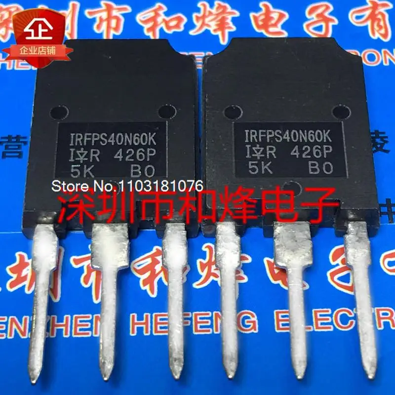 

IRFPS40N60K TO-247 600V 40A New Original Stock Power chip