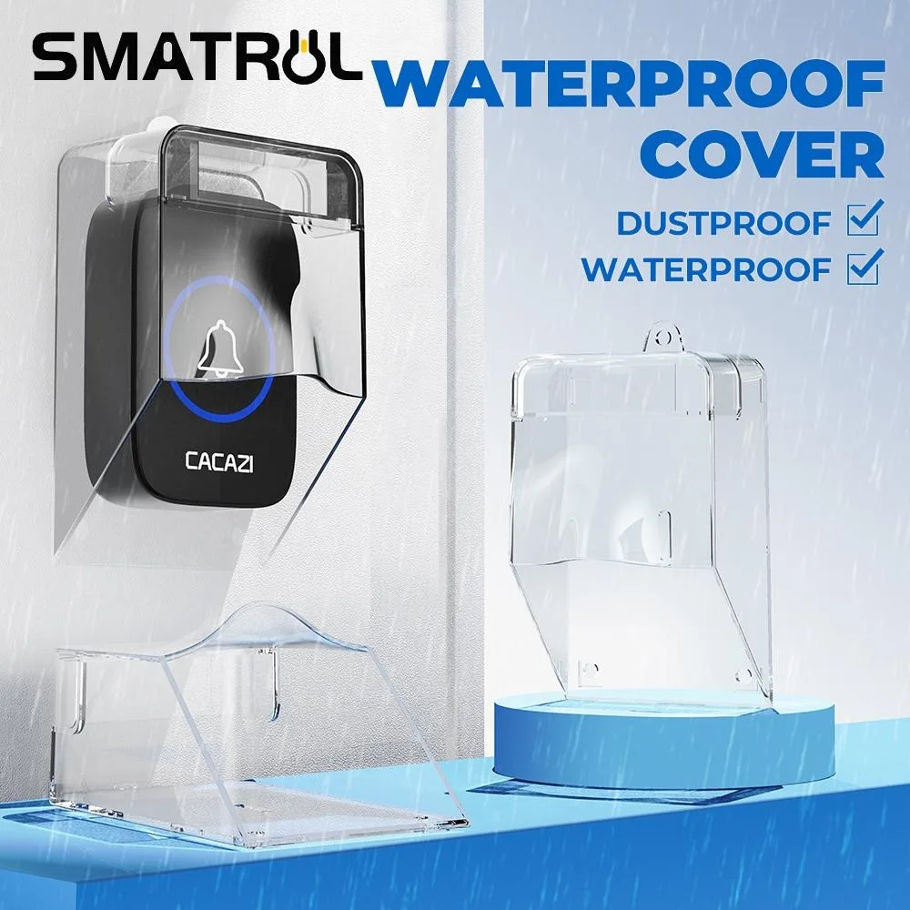 Waterproof Cover For Wireless Doorbell Smart Door Bell Ring Chime Button